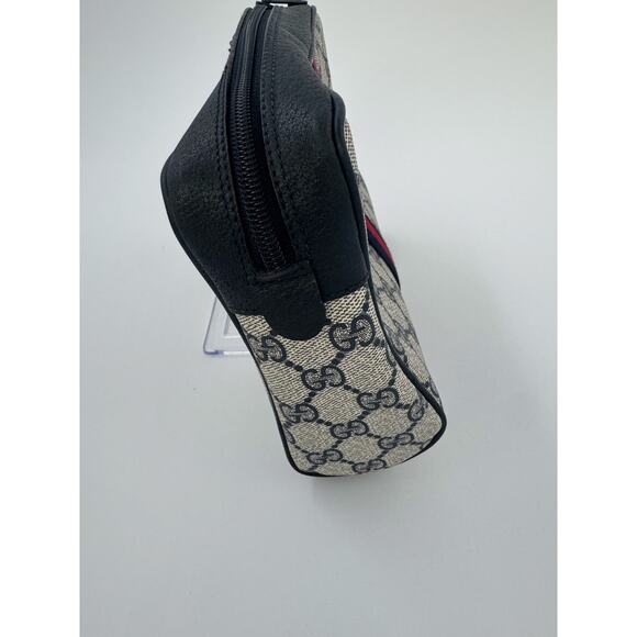 Gucci Vintage GG Supreme Travel Case with Web Stripe - Picture 4 of 8